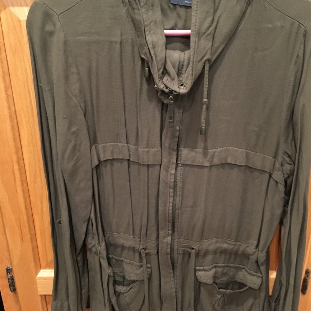 Ashley Outerwear Army Green Military Jacket